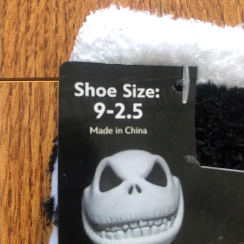 Disney Nightmare Before Christmas Jack fuzzy crew socks
